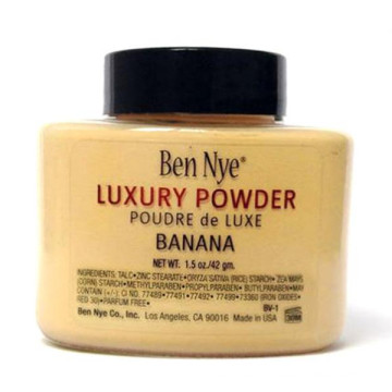 Ben Nye Luxury Powder 42g New Natural Face Loose Powder Waterproof Nutritious Banana Brighten Long-Lasting